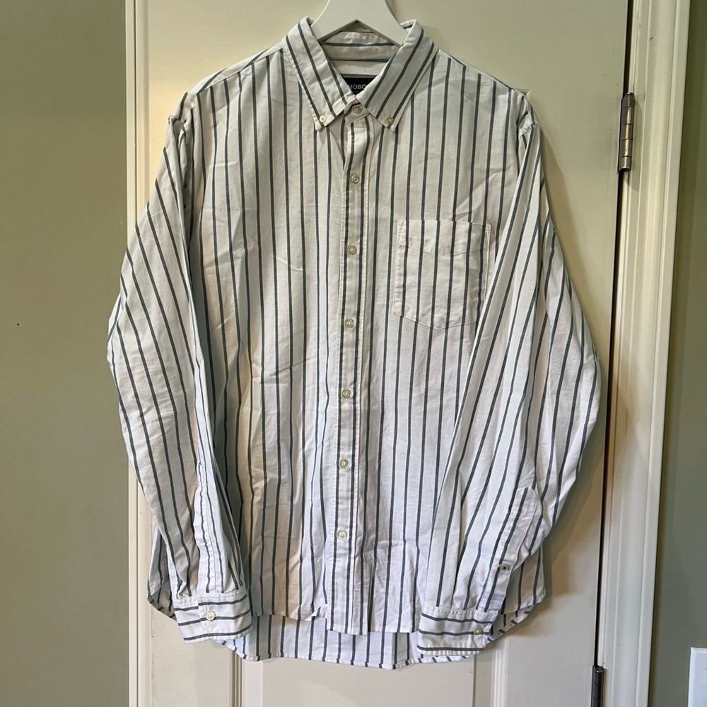 Men’s stretch slim fit button up